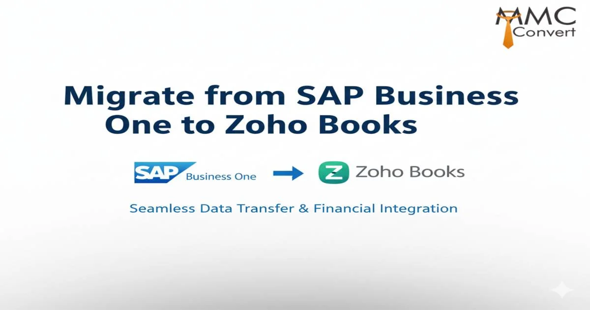 How to Migrate from SAP Business One to Zoho Books: The Complete Guide