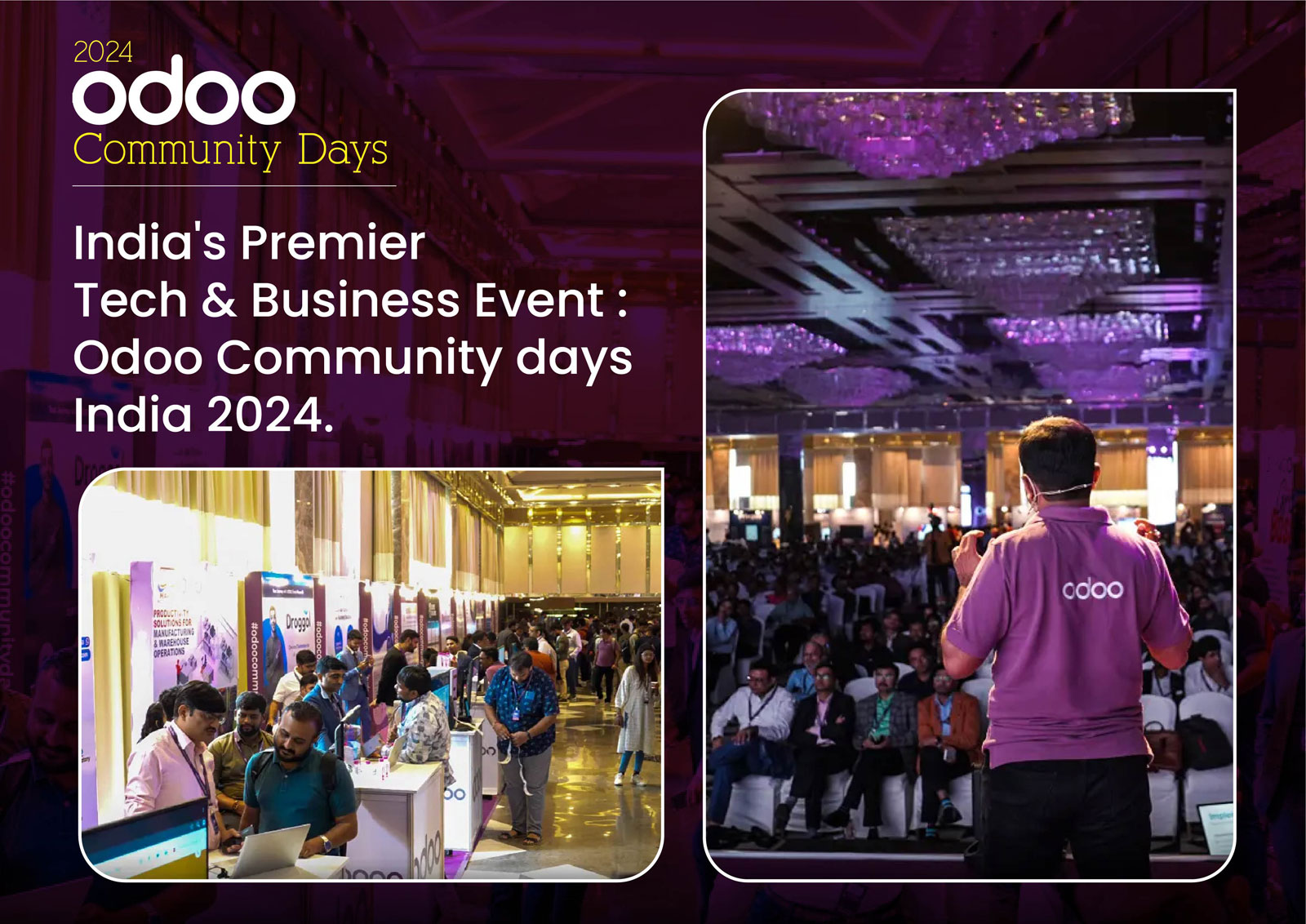India’s Premier Tech & Business Event:Odoo Community days India 2024