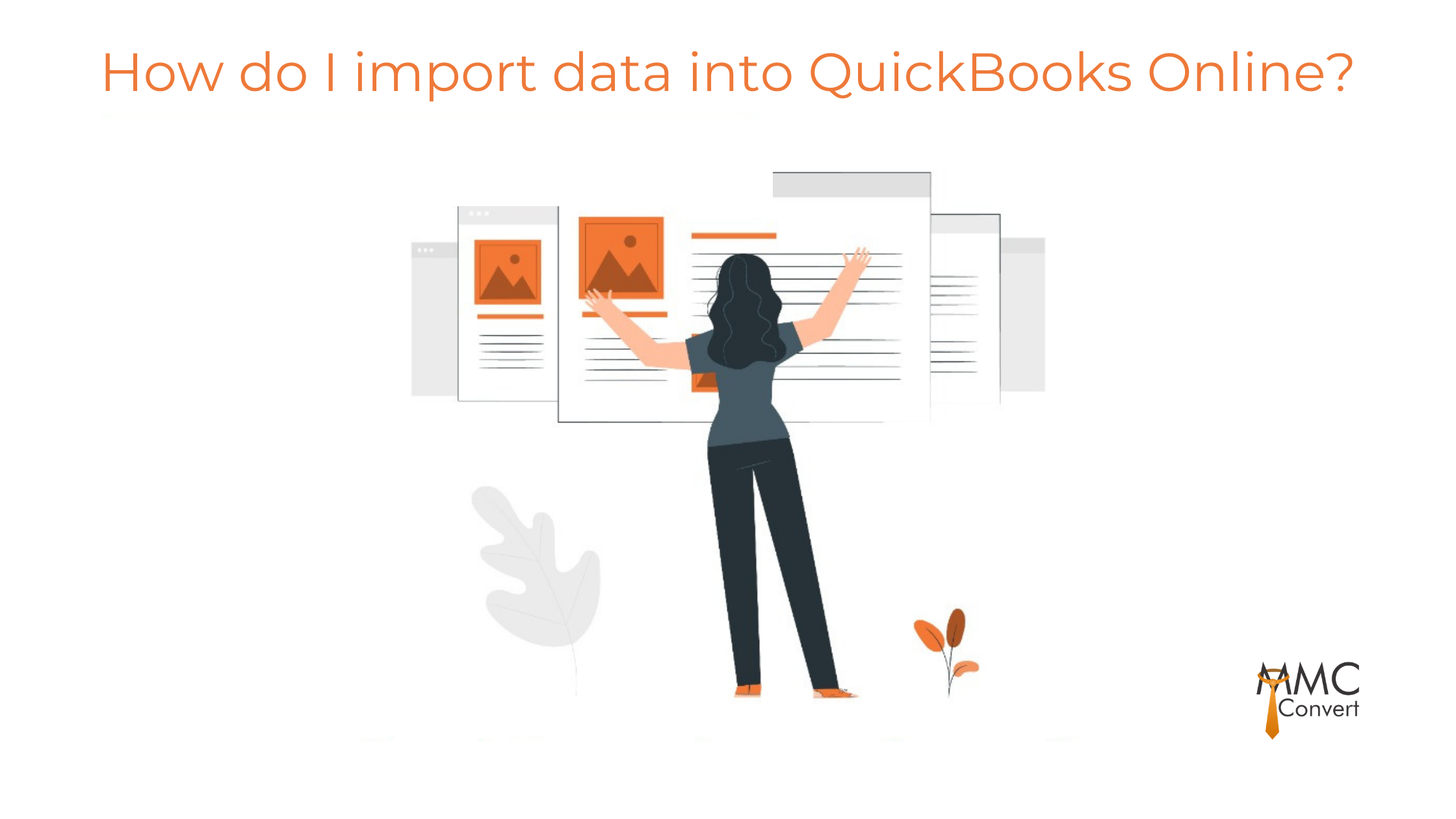 How do I import data into QuickBooks Online?