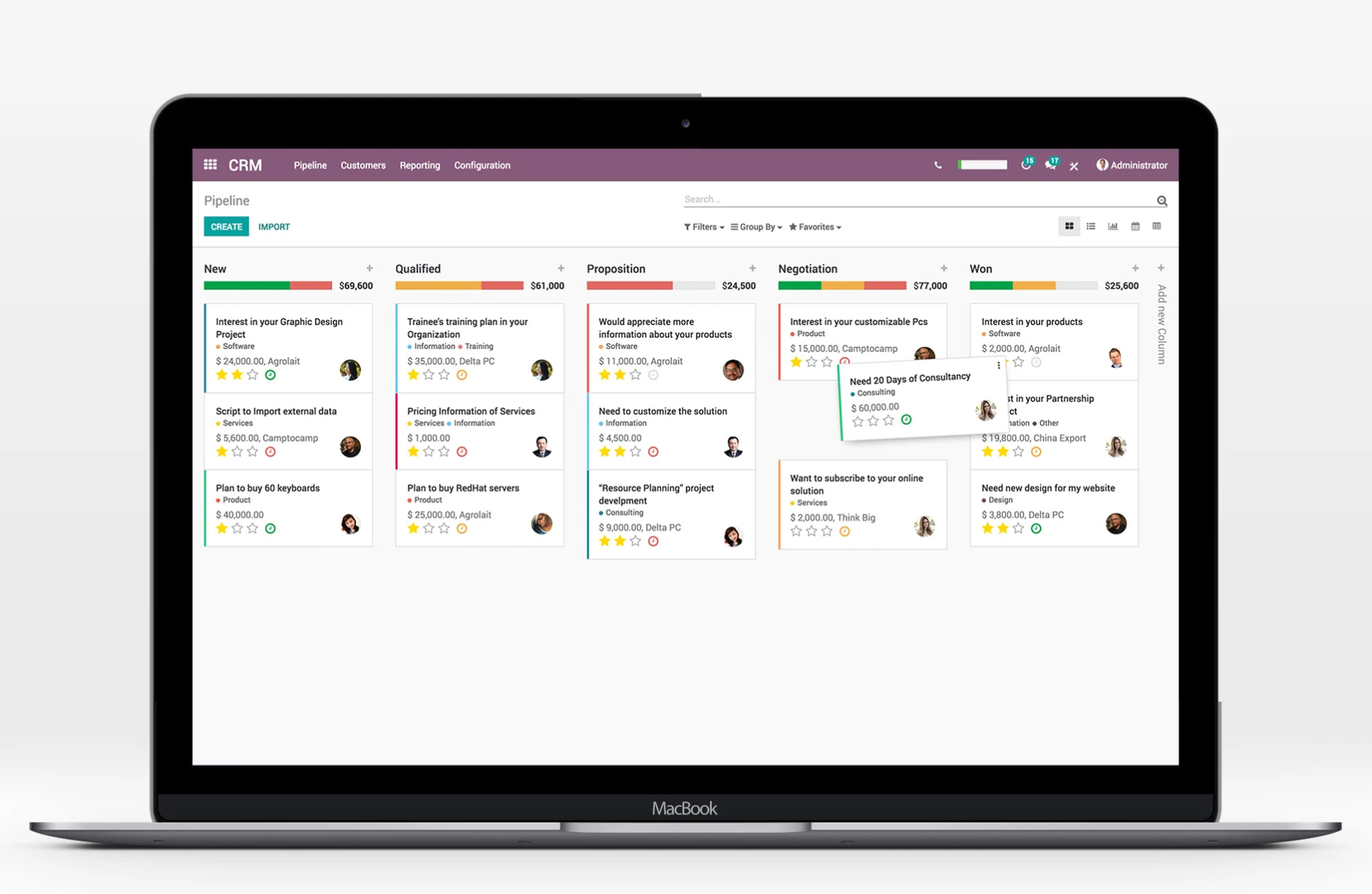 Odoo vs Quickbooks