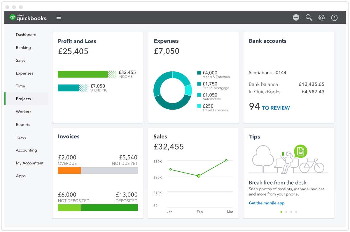 Odoo vs Quickbooks