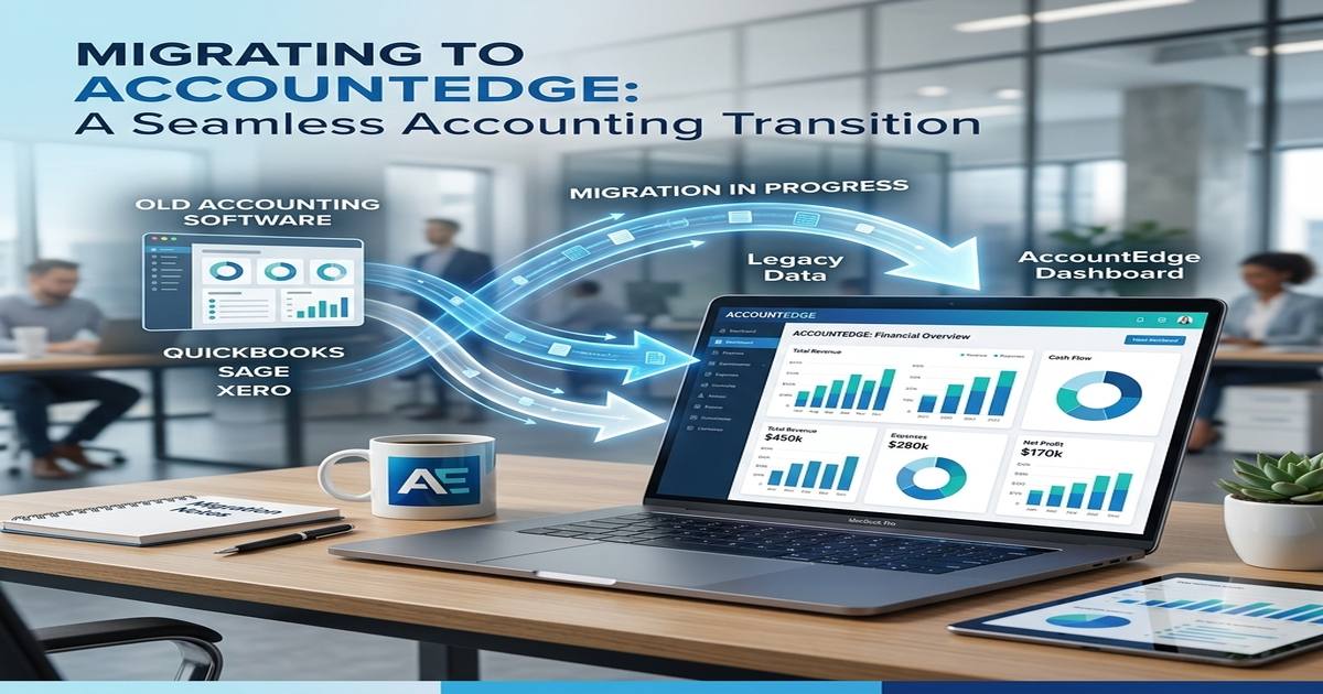 Migrate to AccountEdge: The Smartest Move for Your Business Accounting