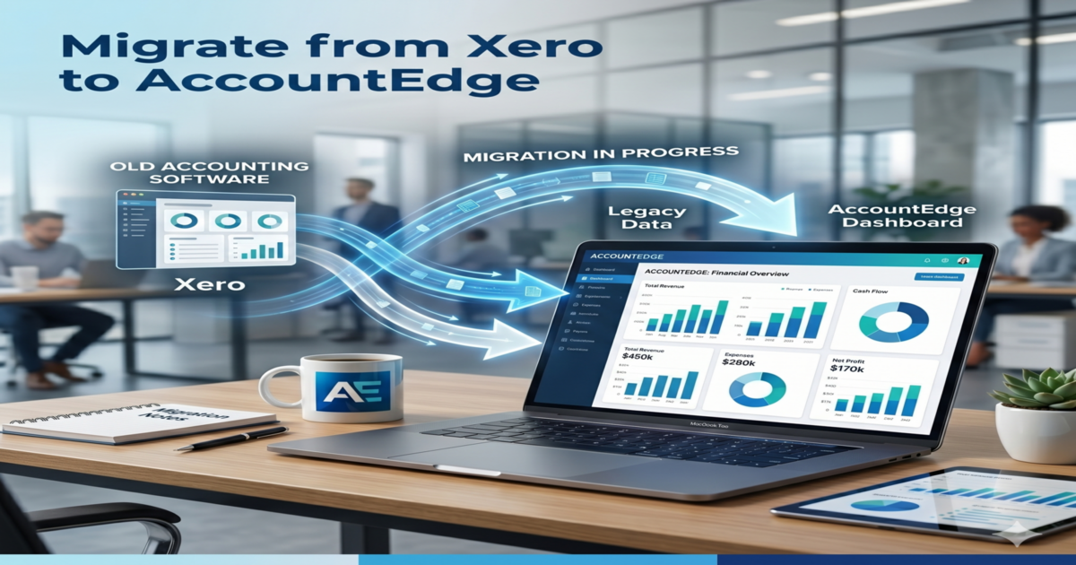 Migrate from Xero to AccountEdge: A Complete Guide for Growing Businesses